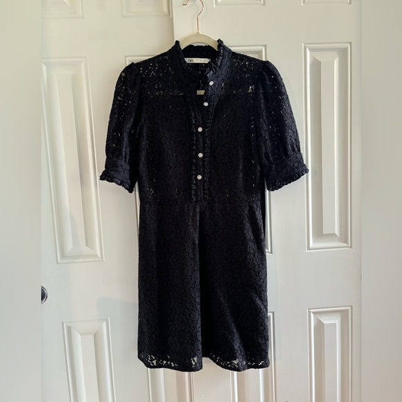 Zara black lace dress - Picture 3 of 6